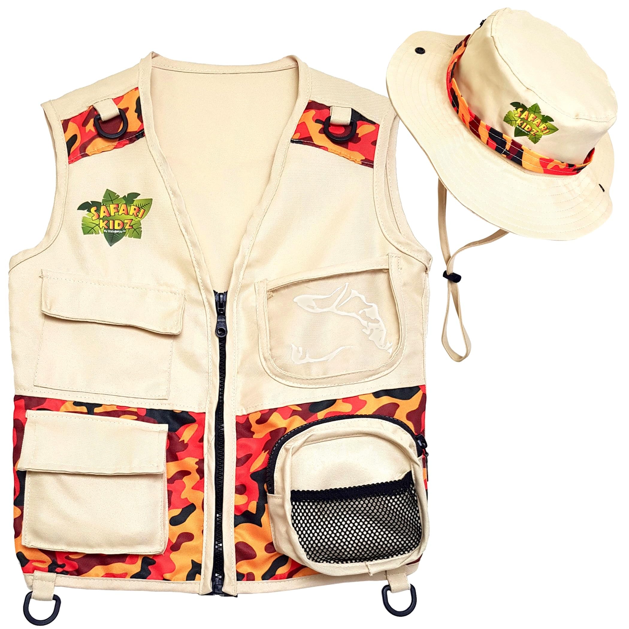 スカジャンSafari Amazon.com: Safari Kidz Outdoor Explorer Kit - Orange Camouflage